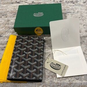Goyard passport cover